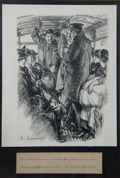 Nervous Young Officer to Bus Conductor: First Single to Oxford Circus by Frederick Pegram